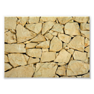 Dry stone wall photo print