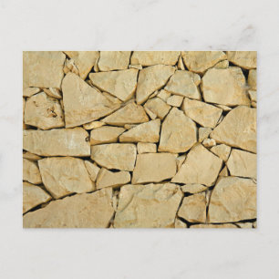 Dry stone wall postcard