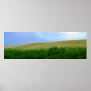 Dry Storm Over Oklahoma Grasslands II (Colour Sat) Poster