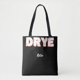 dry text bold typo tote bag