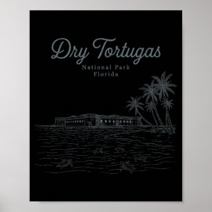 Dry Tortugas Florida Keys National Park Outdoors Poster