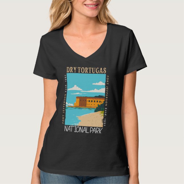 Dry Tortugas National Park Florida Fort Jefferson T-Shirt (Front)