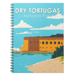 Dry Tortugas National Park Florida Fort Vintage Notebook