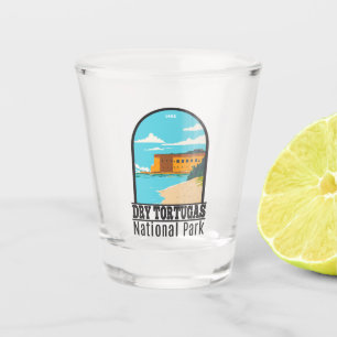 Dry Tortugas National Park Florida Fort Vintage Shot Glass