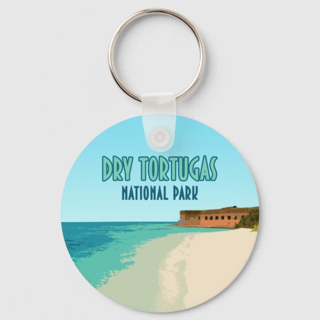 Dry Tortugas National Park Florida Key Ring (Front)