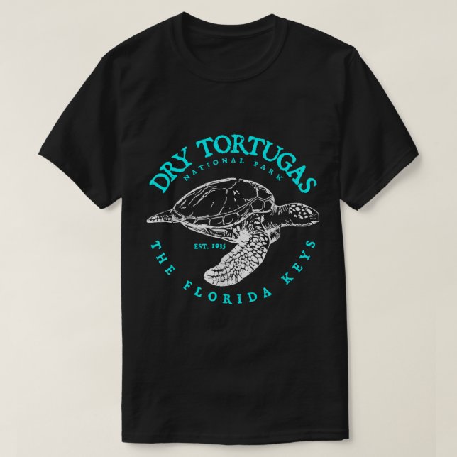 Dry Tortugas National Park Florida Keys Scuba Divi T-Shirt (Design Front)