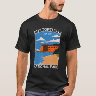 Dry Tortugas National Park Florida Retro Tourist S T-Shirt