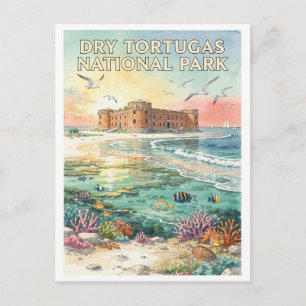 Dry Tortugas National Park Fort Jefferson Postcard