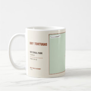 Dry Tortugas National Park Hiking Trail Map Mug