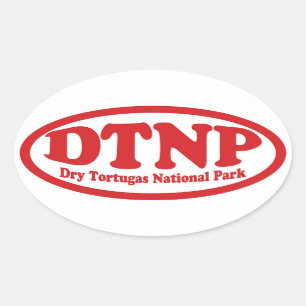 Dry Tortugas National Park red oval sticker