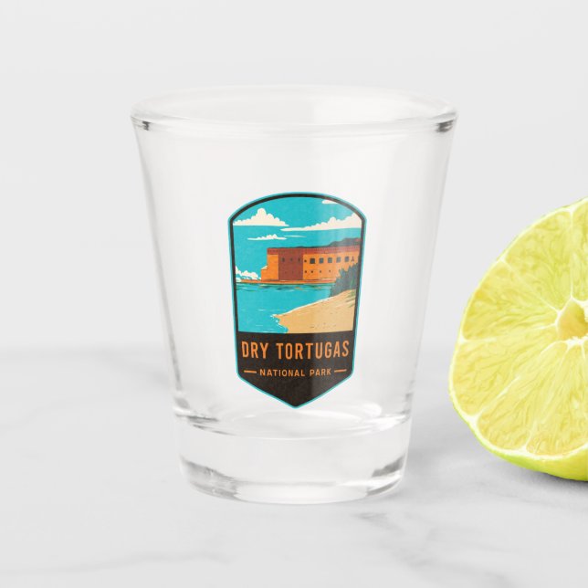 Dry Tortugas National Park Shot Glass (Front)