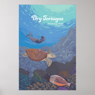 Dry Tortugas National Park Travel Poster