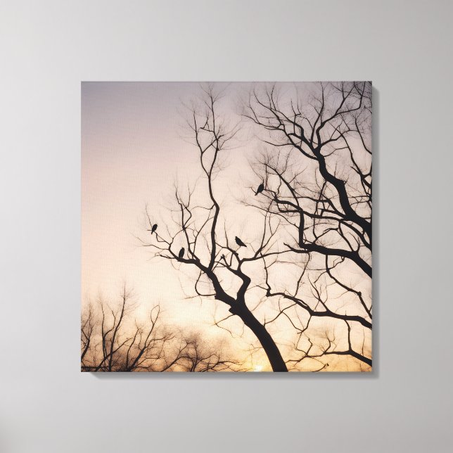 Dry tree canvas print (Front)