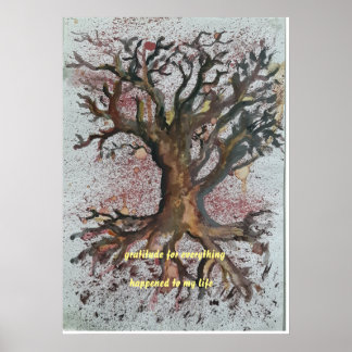 dry tree poster