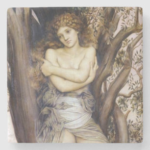 Dryad (Beautiful Tree Nymph) (Greek Myth) Stone Coaster