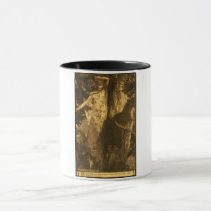 Dryad Woman So haunted Owl & Bat Night Moonlight Mug