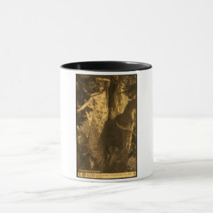 Dryad Woman So haunted Owl & Bat Night Moonlight Mug