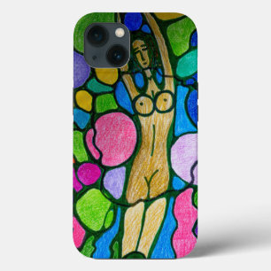 Dryad (Wood Nymph) Handmade Modern Art iPhone 13 Case