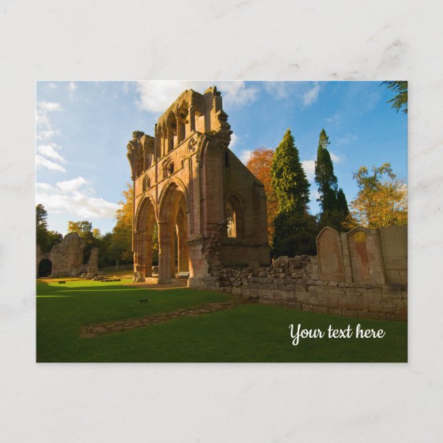 Dryburgh Abbey, Scotland Postcard (Front)