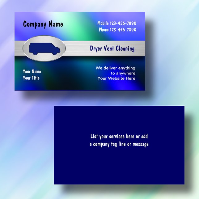 Dryer Vent Cleaning Business Cards (Creator Uploaded)