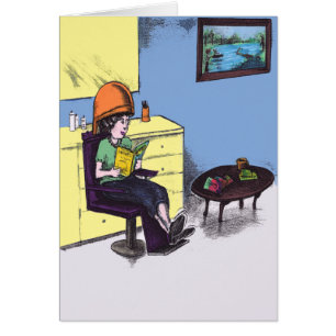 Drying Hair in a Beauty Salon