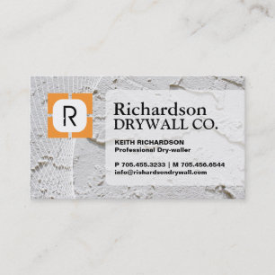 DRYWALL COMPANY BUSINESS CARD