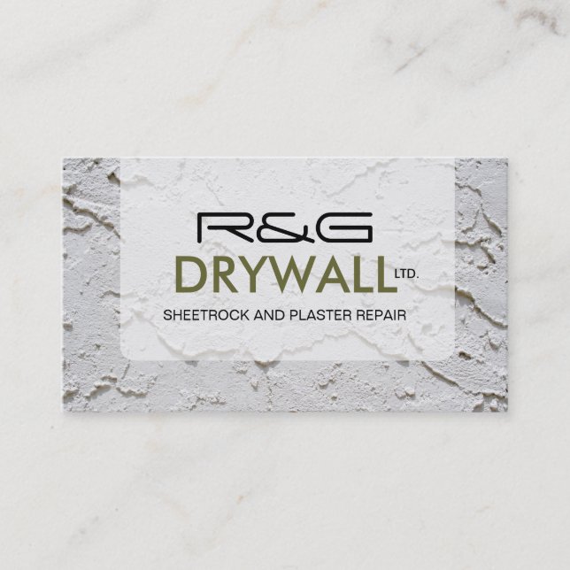 DRYWALL COMPANY BUSINESS CARD (Front)