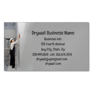 Drywall Custom Sheetrock Plaster  Business Card