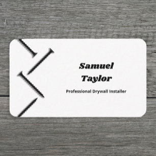 Drywall Installer Business Card