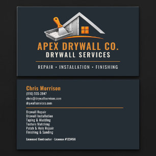 Drywall Professional Services Business Card