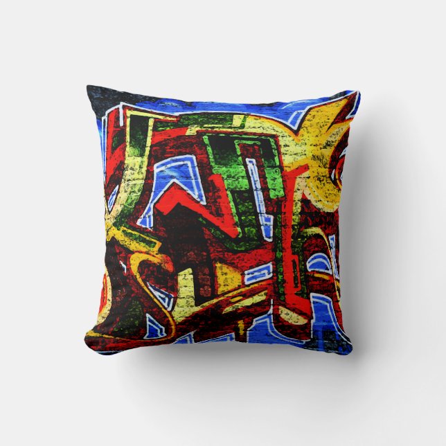 DS Graffiti 1711 tpcna Cushion (Front)