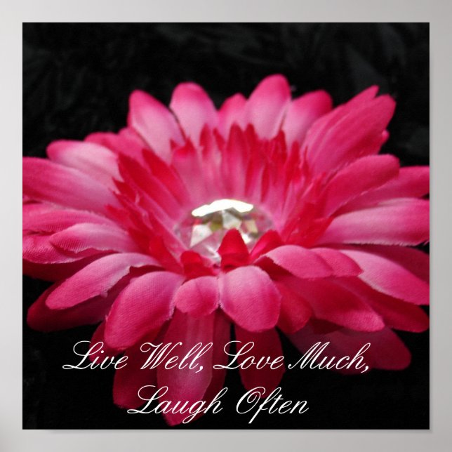 DSC00005 (2), Live Well, Love Much, Laugh Often Poster (Front)