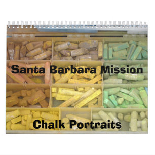 DSC00510, Santa Barbara MissionChalk Portraits Calendar