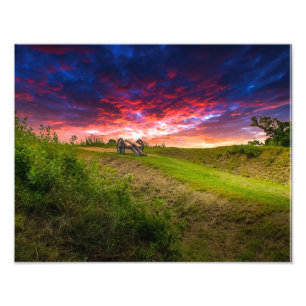 DSC02295(1)-Canon on Yorktown Battlefield Photo Print