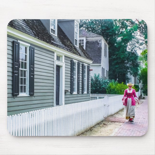 DSC02376-Colonial Lady Walking Mouse Pad (Front)