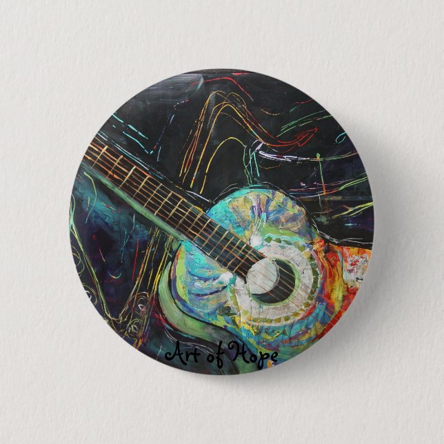 DSC04225, Art of Hope 6 Cm Round Badge (Front)