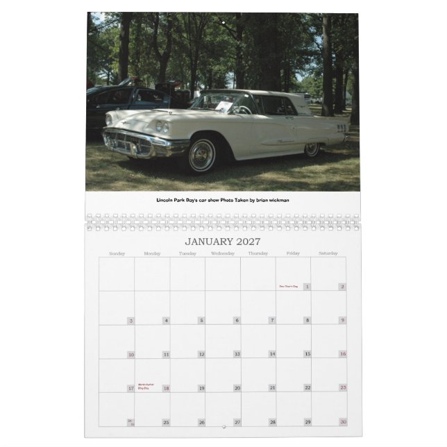 DSC_0006, August, 24, 2008, Lincol... - Customised Calendar (Jan 2027)