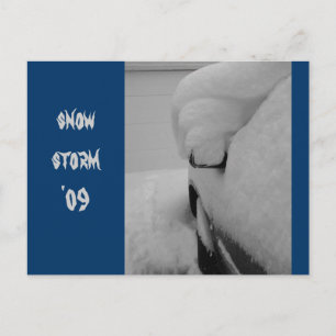 DSCF1087, snow storm '09 Postcard
