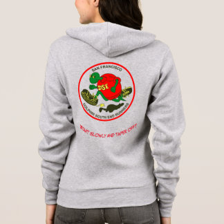 DSE sweatshirt with logo and slogan