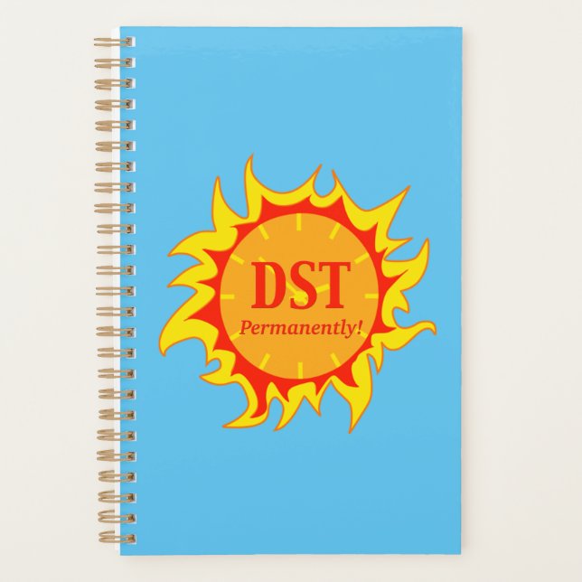DST Permanently - Daylight Savings Time Planner (Front)