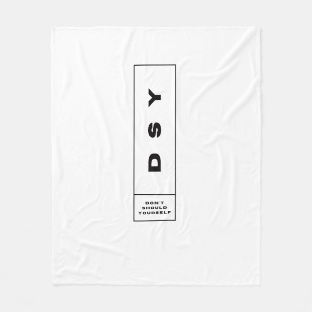 DSY LOGO ONE FLEECE BLANKET (Front)