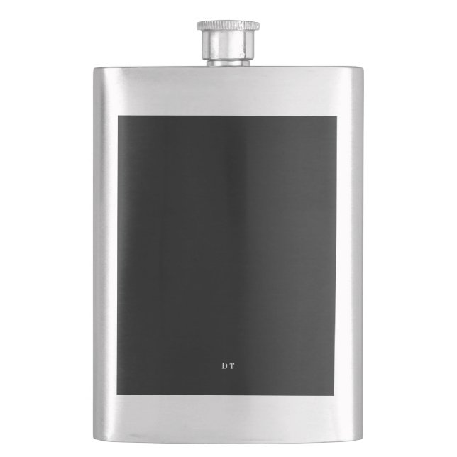 DT Initials Lighter – The Premium Gift Edition Hip Flask (Front)