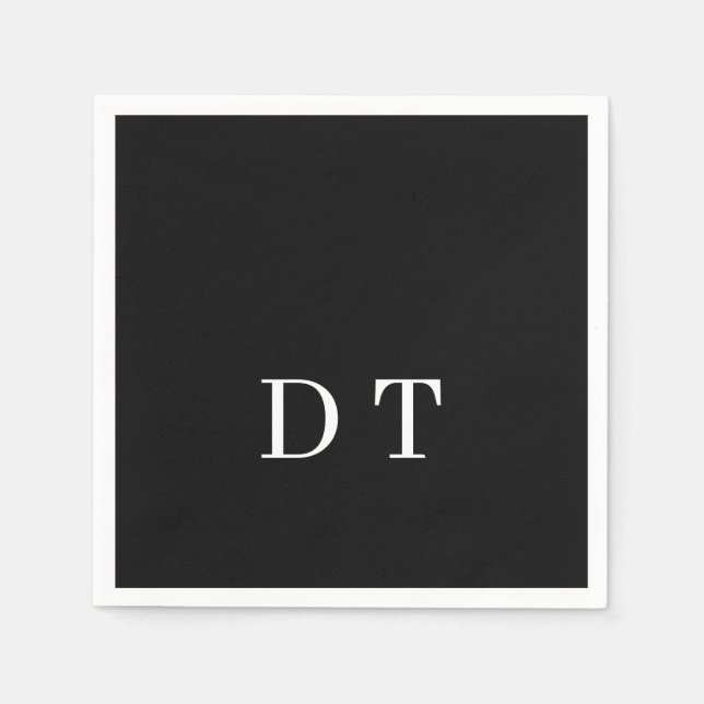 DT Initials Lighter – The Premium Gift Edition Napkin (Front)