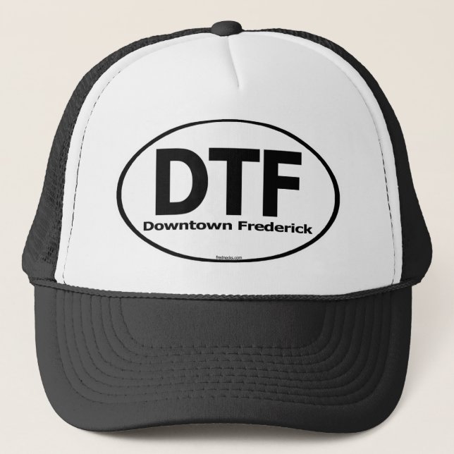 DTF Downtown Frederick Truckers Hat (Front)