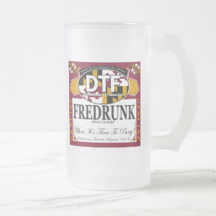DTF Fredrunk Frosted Mug