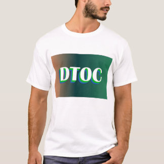 DTOC Bold Tech Logo – Modern Gradient Business T-Shirt