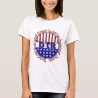 DTR Dietetic Technician, Registered PATRIOTIC LOGO