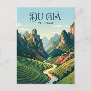 Du Già National Park Vietnam Postcard