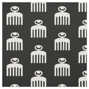 Duafe   Adinkra Symbol for Feminine Beauty Fabric