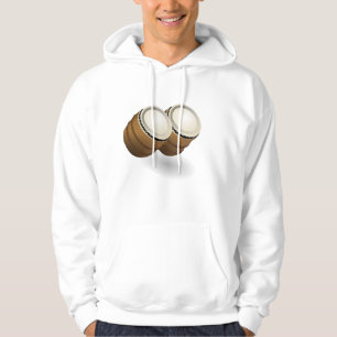 Dual Bongos Mens Hoodie